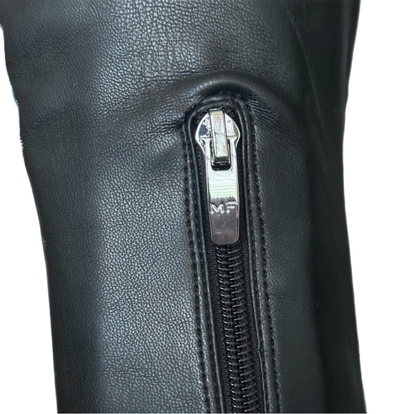 Marc Fisher Vany Over The Knee Pointed Toe Block Heel Black Size 6 - Picture 11 of 13